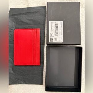 Hugo Boss Red Card Holder